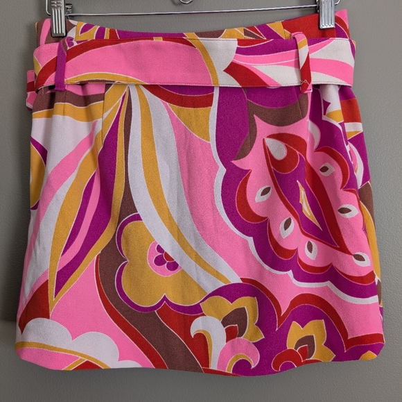 Express Retro Mod Mini Skirt Size 6 - Picture 2 of 6